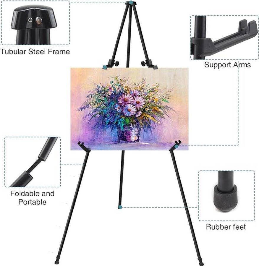 Schildersezels Easels for every size 169 cm