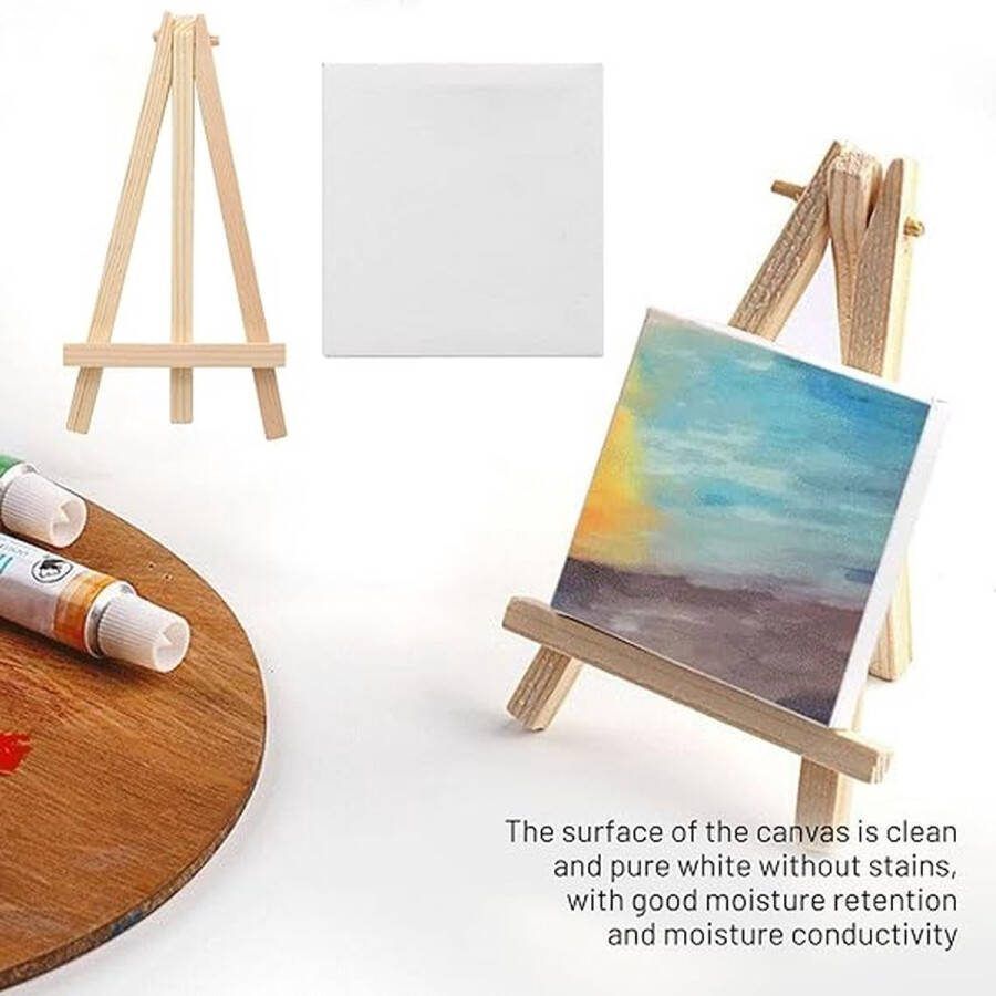 Schildersezels Easels for every size 9pcs ‎2 x 10 x 10 cm