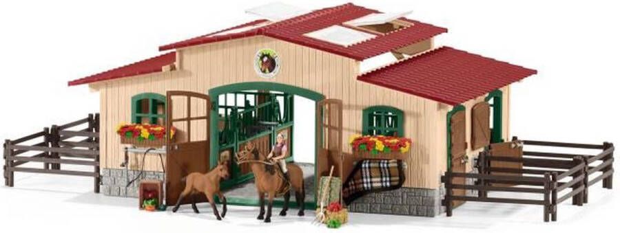 Schleich Stal met paarden 42195 Farm World assortiment