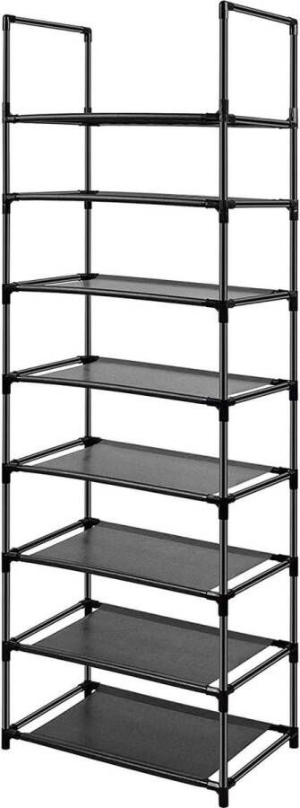 Schoenenkast 8 Tier Metalen Schoenenrek voor Entryway-Kast Opslag 16-20 Paar Schoenen Multifunctionele Plank Organiser voor Ruimtebesparende Opslag