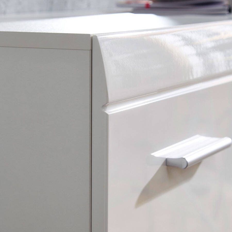 Schoenenkast Bologna Wit MDF Breedte 89 cm Hoogte 120 cm Diepte 37 cm
