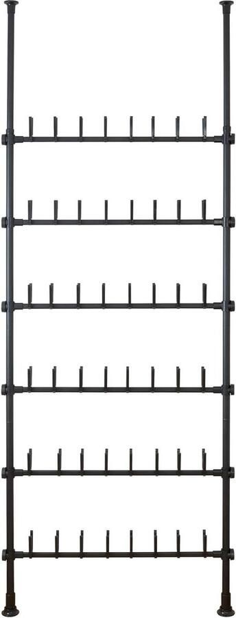 Schoenenkast Teleskop-System Herkules Shoes Schwarz