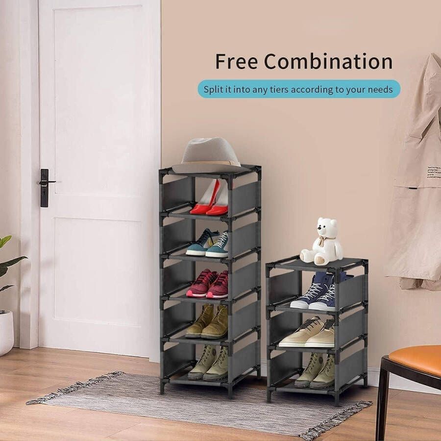 Schoenenrek voor 10 paar 10 Niveaus Ruimtebesparend voor Entree Woonkamer Slaapkamer shoe storage garage