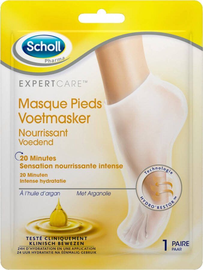 Scholl Expertcare Voedend Voetmasker met Arganolie 1 Paar
