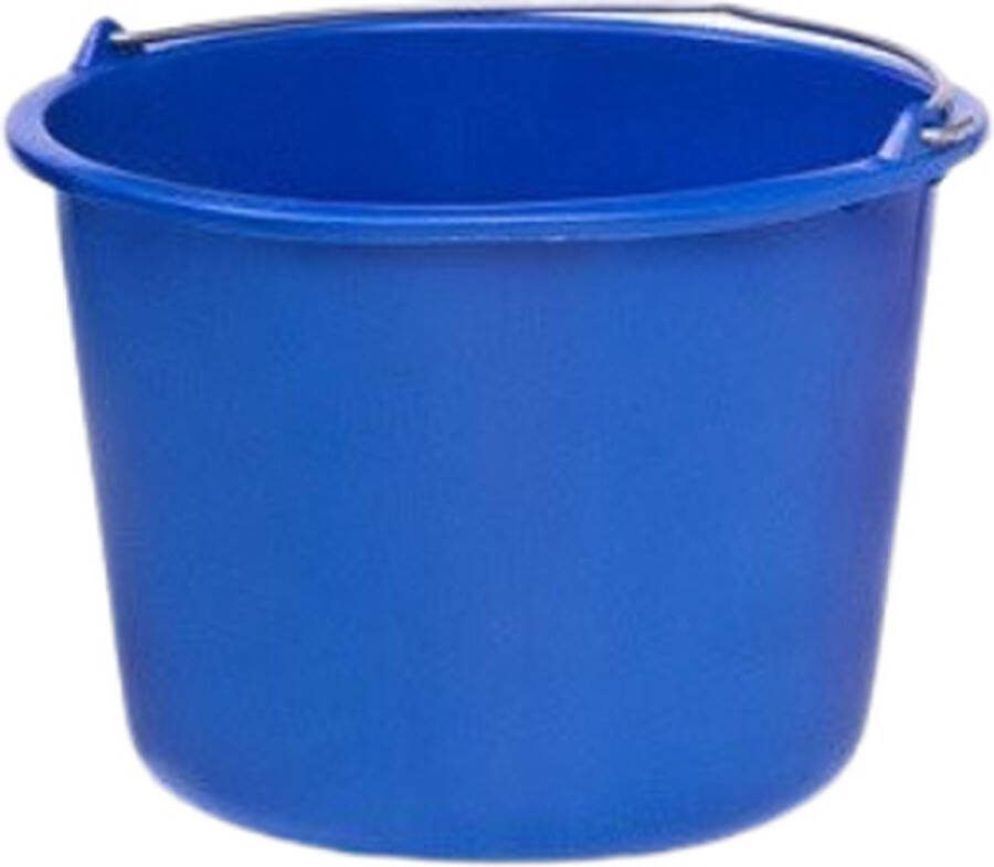 Schoonmaak Emmer Blauw Kunststof RVS Wassen Schoonmaken