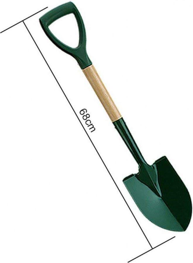 Schop spitse spade met SAP04 steel Tuingereedschap Spade Schep