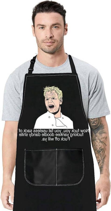 Schort met Chef Ramsay voor Koks Koken Geschenken en Keukenaccessoires
