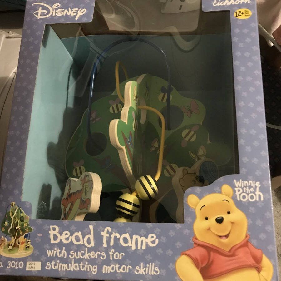 Disney Winnie de Poeh motoriek schuifraam met zuignappen