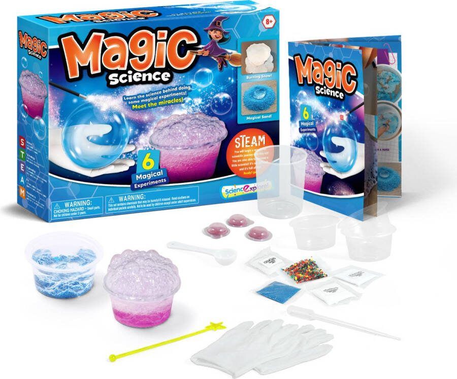 Science explore! scheikunde experimenteerset -wetenschap speelgoed experimenteren experimenten voor kinderen experimenteerdozen magische experimenten T3511G DC3347