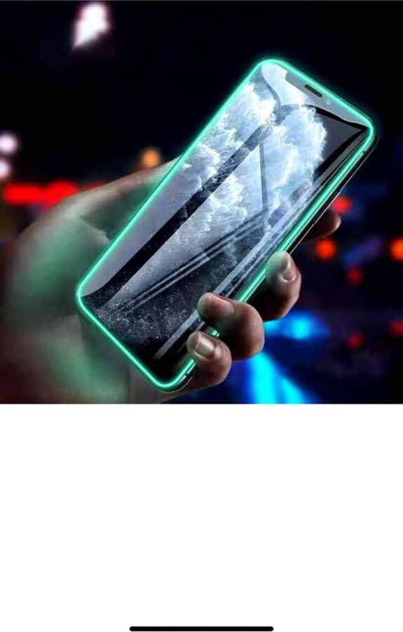 Screenprotector voor iPhone 11 iPhone 13 iPhone 14-Glass Screen Cover- beschermglas kleur- screen bescherming IPhone met ligt- 9H
