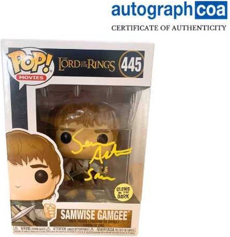 Sean Astin Signed Funko Pop! The Lord Of The Rings Samwise Gamgee #445 Funko Exclusive ACOA