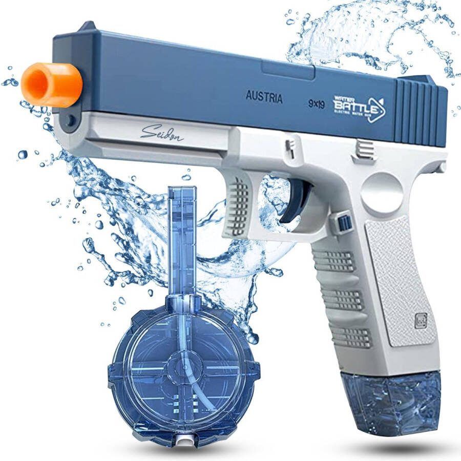 Seidon Elektrische WaterPistool Water Glock Elektrisch Waterpistool Automatische Waterpistool Glock Water Pistool Water Gun Electrik