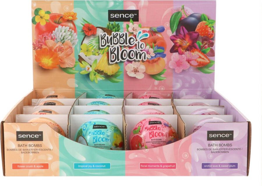 Sence Bad Bomb Bubble To Bloom 120gr (1 stuk) assorti