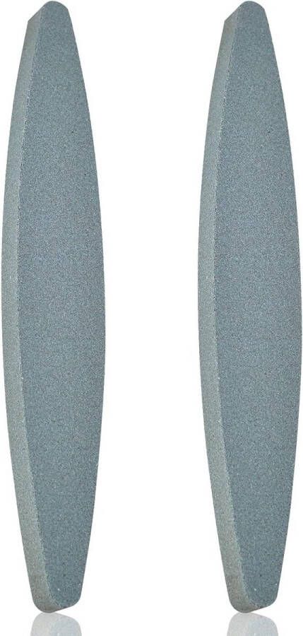 Sensenwetsteen 225x35x13 mm ovale slijpsteen grasmaaiers bijl sikkel