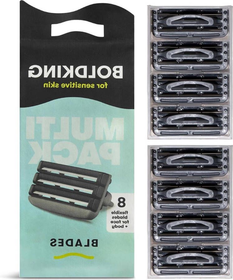 Sensitive Scheermesjes voor Mannen en Vrouwen Scheerset voor Gevoelige Huid set van 8 Razor Blades