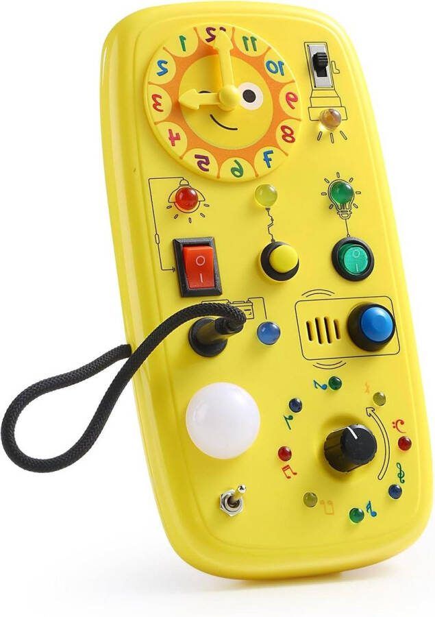 Sensorisch speelgoed Busy Board met ledverlichting voor peuters Montessori speelgoed pedagogisch babyspeelgoed Busy board