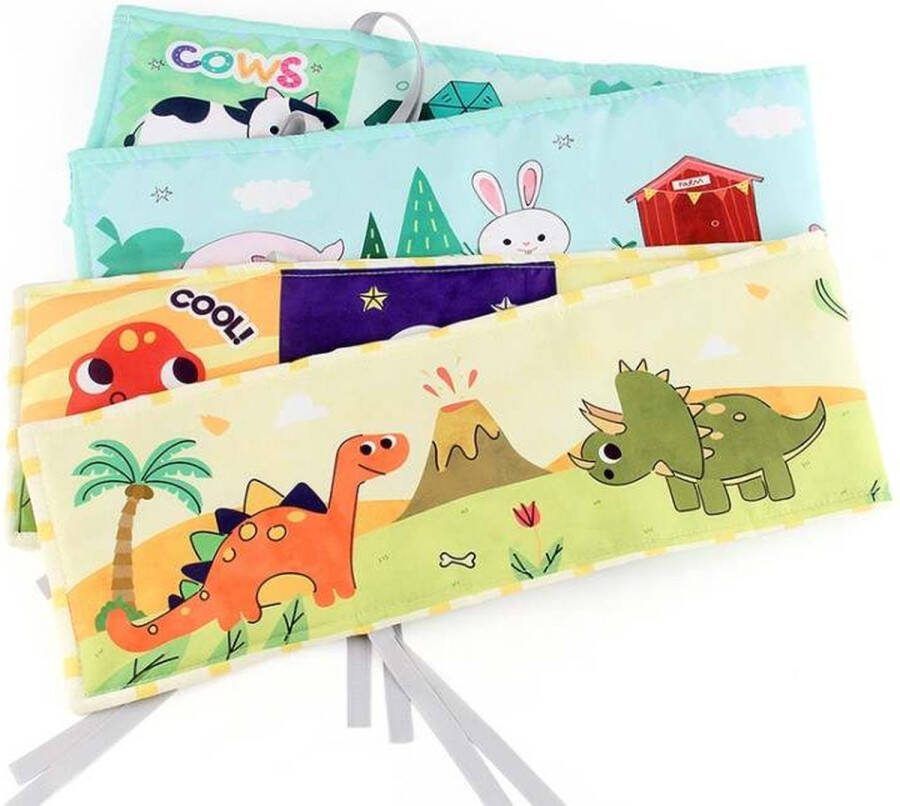 Sensorische Dinosaur boek Baby speelgoed knisperboekje boek over babybedjes newborn baby shower boek voor kinderen Educatief Baby Speelgoed Zacht Baby boek Zacht Speelgoed Speelgoed voor baby Speelgoed Voor Kinderen dinosaur boek