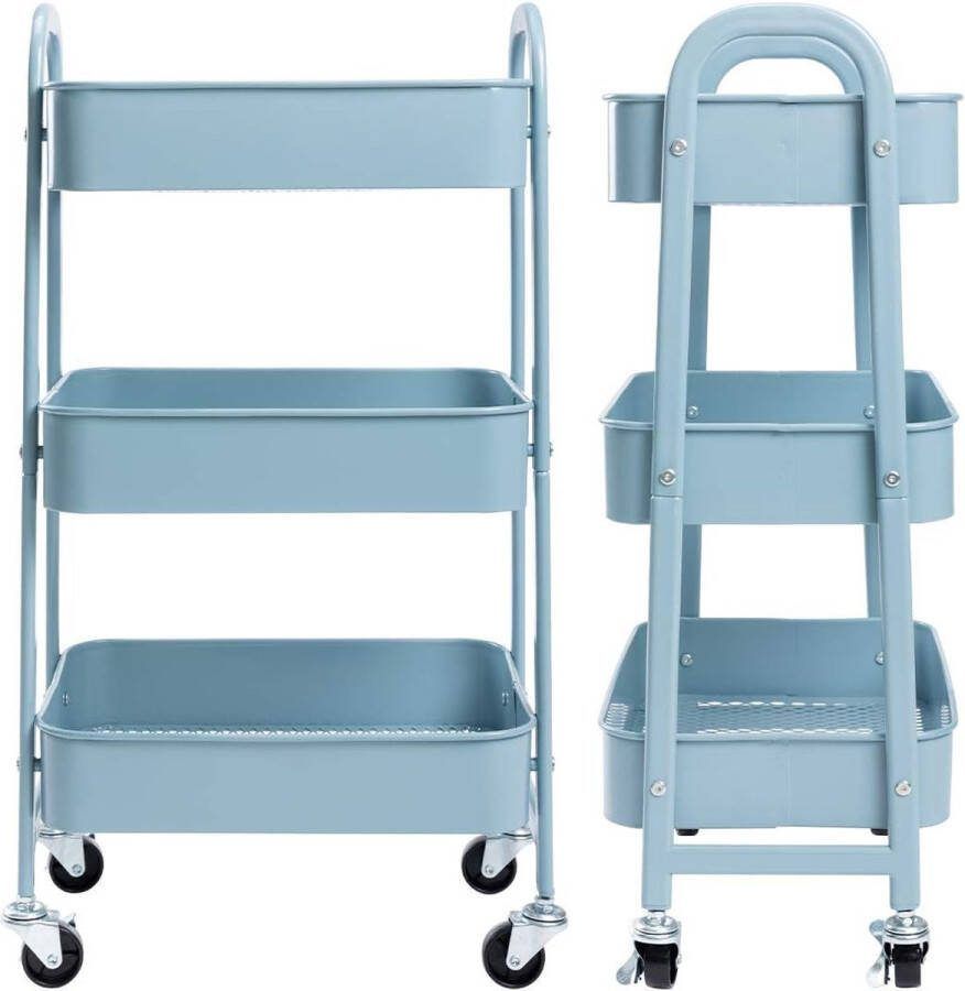 Serveerwagen keukentrolley keukenplank 29D x 37W x 76H centimetres