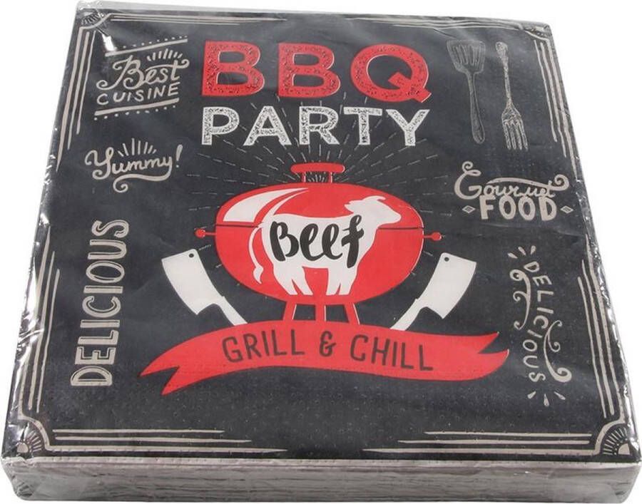 Servetten BBQ Party 45 Stuks