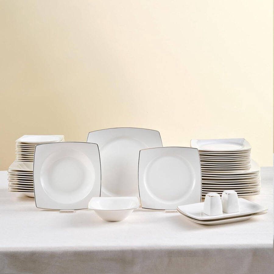 Serviesset 12 persoons Vesta Gold 52-delig Karaca servies 12 personen Serviesset 12 persoons