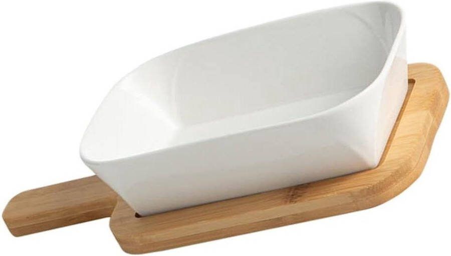 Set keramische bakgerechten diepe lasagne pan bakcake pan ovenschaal
