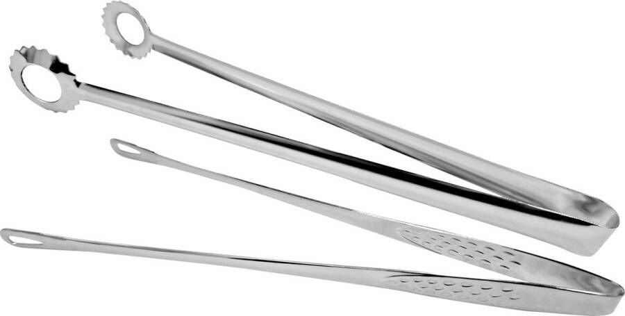 Set Keukenpincetten Vleespincet RVS Vleestang Barbecue