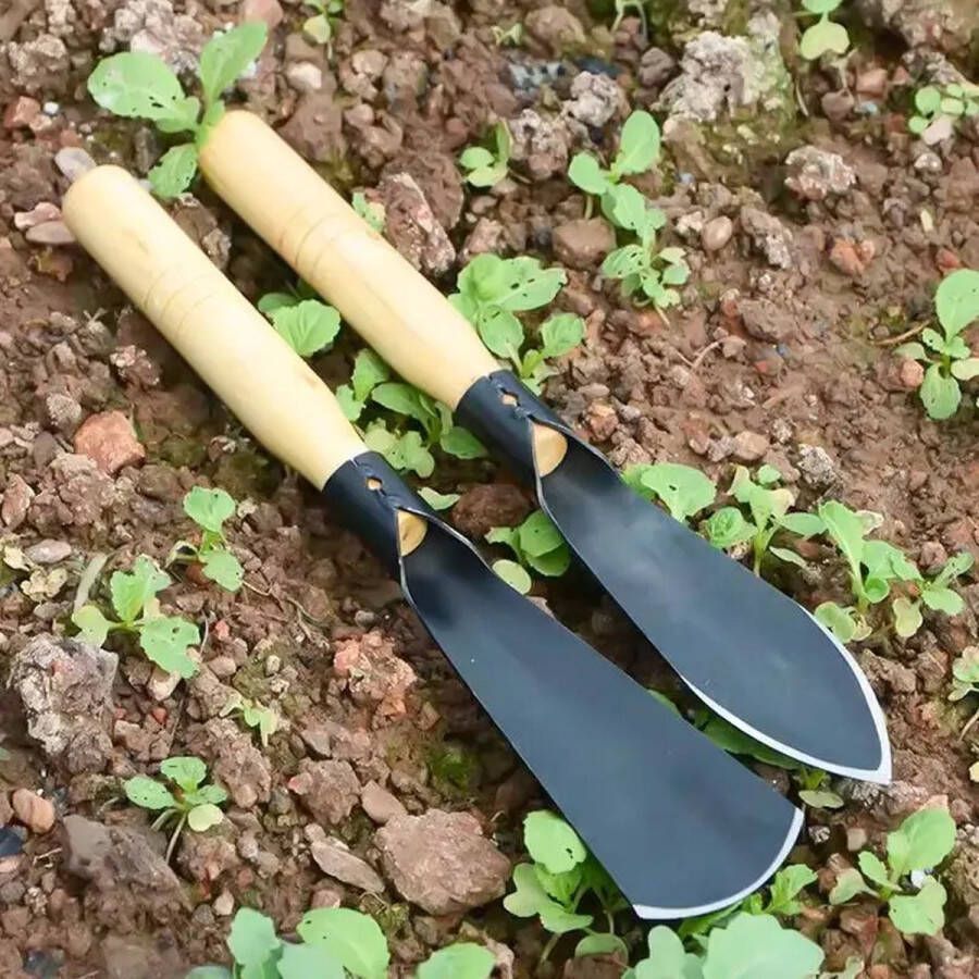 Set van 2 Ergonomische Tuinscheppen Voor Wieden en Transplanteren Efficiënt en Comfortabel