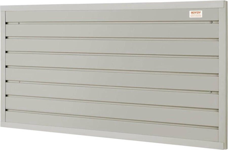 Set van 2 gereedschapswandpanelen 1291 x 691 cm WPC wandpaneel met gereedschapshouder organizer voor werkplaats en magazijn Gereedschapswand