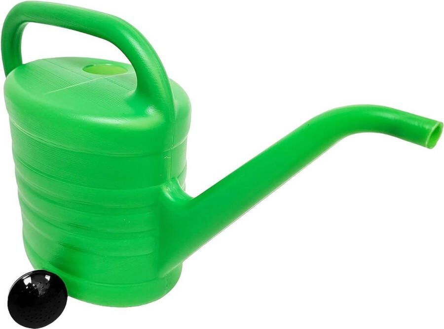 Set van 2 gieters 25 l tuingieters van kunststof voor huis en tuin bloemen water geven met gietdouche kas en binnen- en buitenirrigatie functionele groene gieter