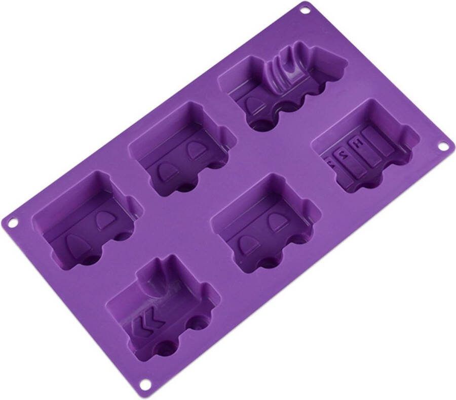 Set van 2 premium siliconen bakvormen muffinvormen voor muffins cupcakes cakes puddingen ijsblokjes en gelei treinauto-bakvorm voor indrukwekkende creaties hoogwaardige siliconen cakevorm