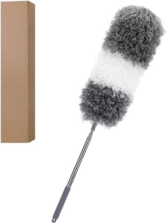 Set van 2 telescopische plumeaus 280 cm Telescopische staafstof|stofmop voor hoge plafonds|veerstofdoek met telescopische stang|stofmagneet plumeau|voor plafondventilatoren meubels auto's spinnenwebben
