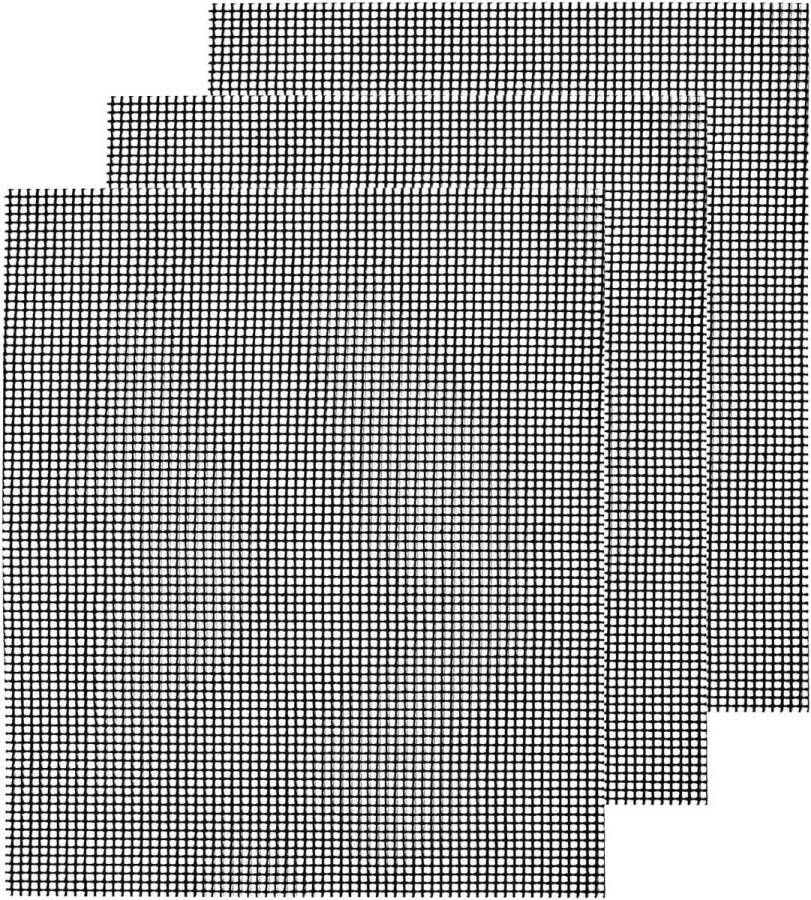 Set van 9 BBQ Grill Mesh Mat Set Non-Stick Herbruikbare Grillmatten Bakken Accessoires voor vlees en groenten 42 x 36 cm barbecue set