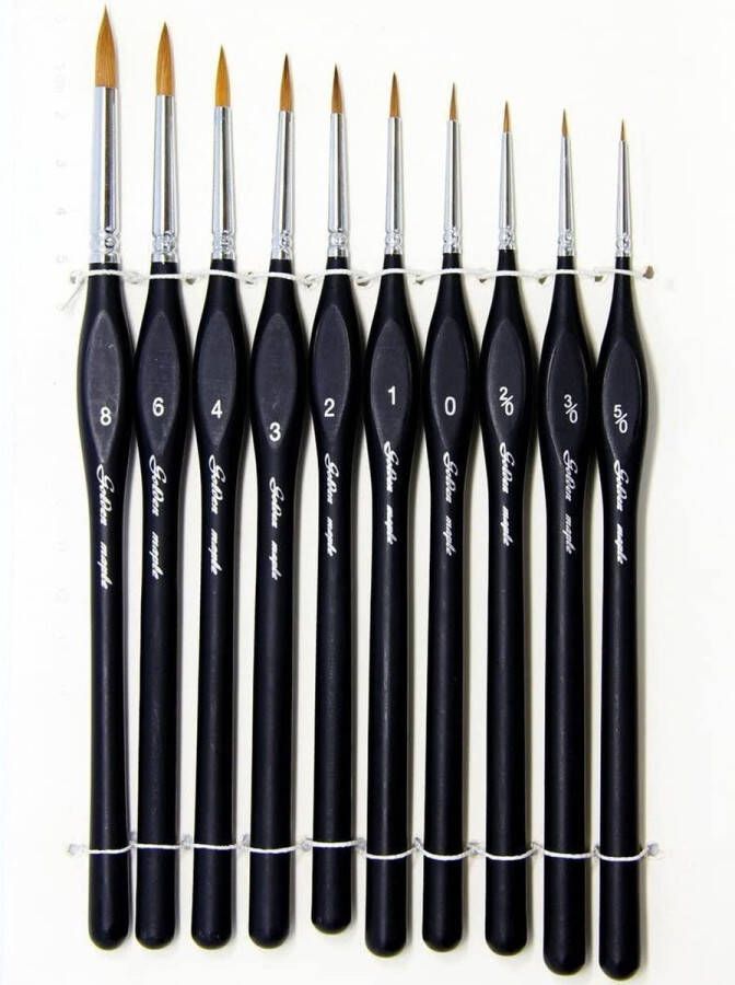 Set van Penselen Kwasten Verven – Schilderen Painting Brush Set Schilderen verf kwasten