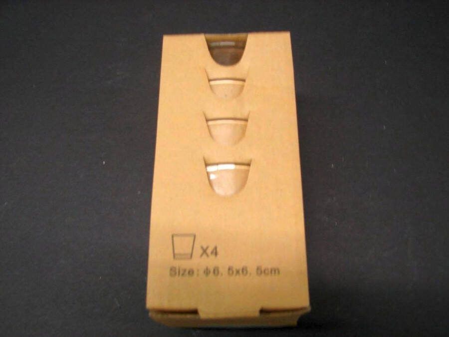 Sfeerlicht glas set 4