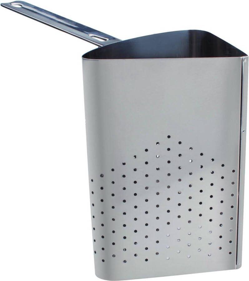 Sferisch vergiet met handgrepen Kruidnagel RVS Diameter 36 cm