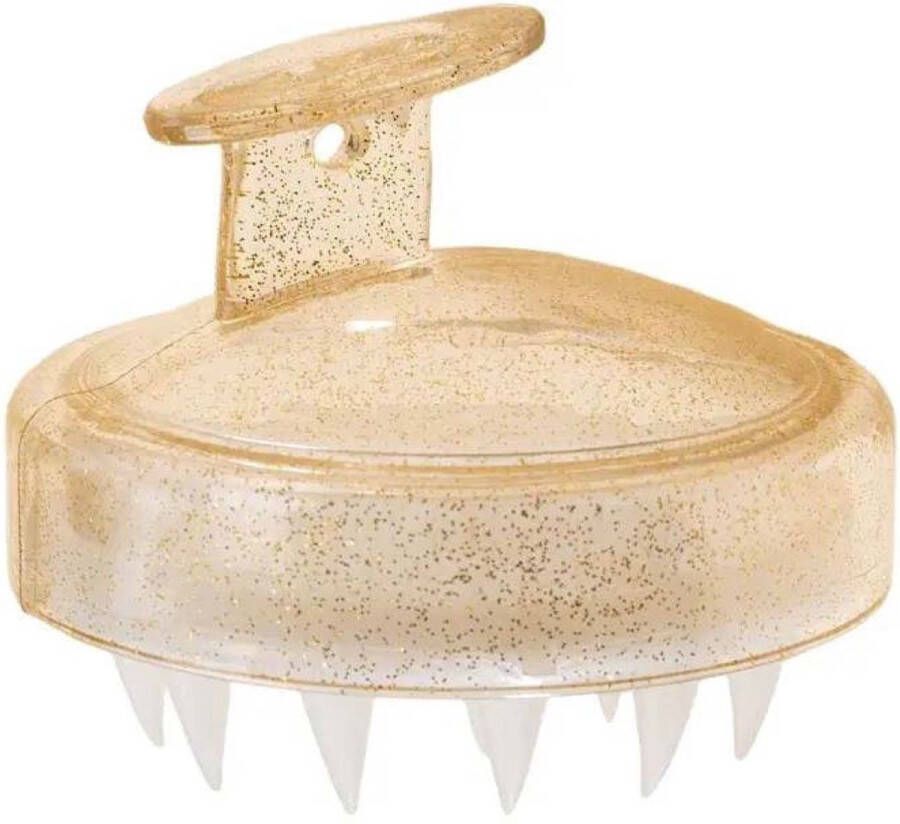 Shampoo massageborstel siliconen massageborstel voor de haren haar massage borstel Hoofdhuid borstel Haargroei & anti roos Blauw