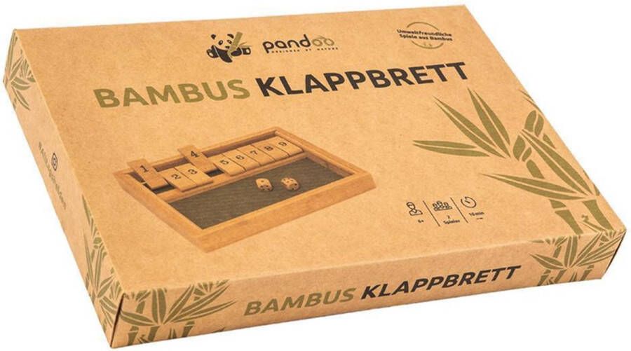 Shut The Box Dobbelspel Bamboe