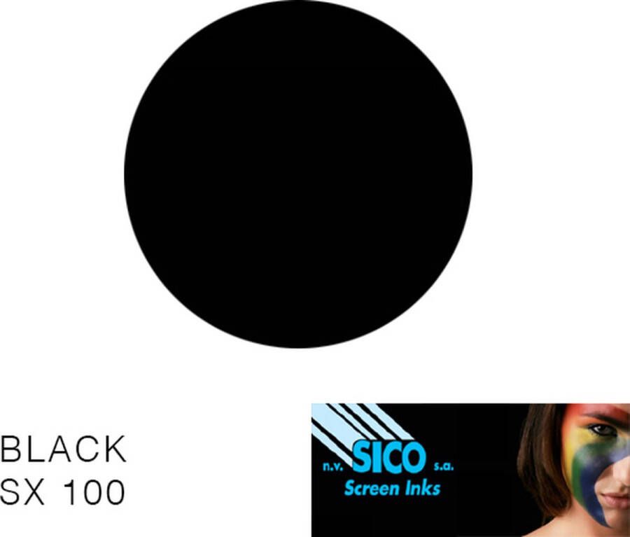 Sico SX 100 Zwart Textielinkt Textielverf 1 Liter