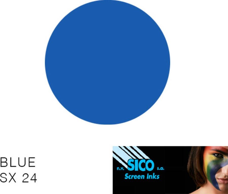 Sico SX 24 Blauw Textielinkt Textielverf 1 Liter
