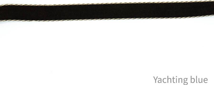 Sier band donkerbruin fournituren lengte 2 meter lint stof afwerkband naaien decoratieband