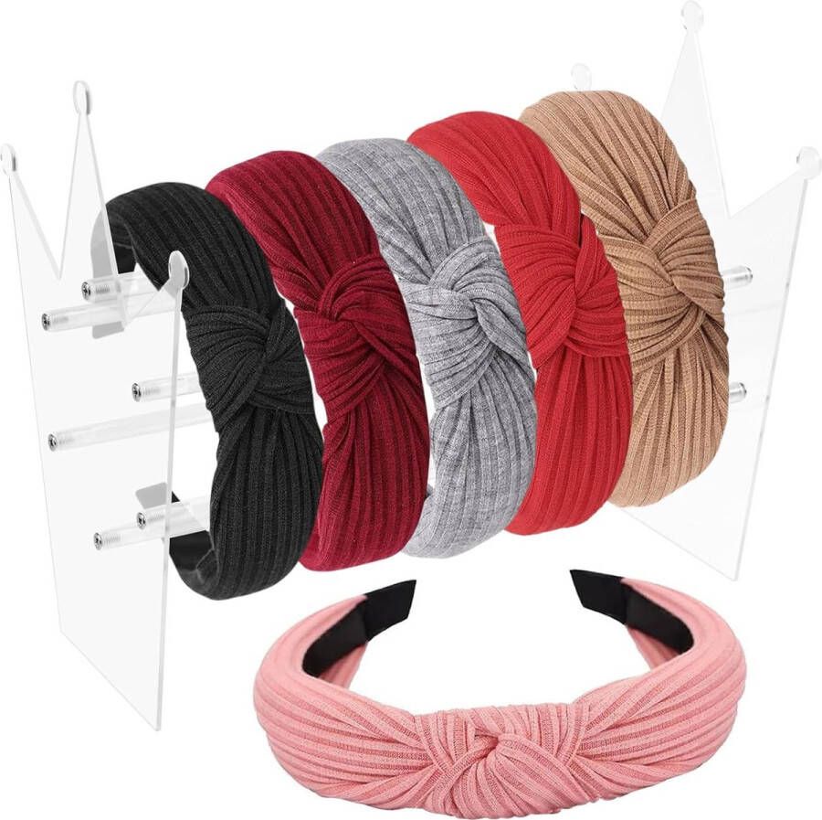 Sieradenstandaard haarbanden meisjes haaraccessoires opbergen meisjes acryl hoofdband houder haarband standaard