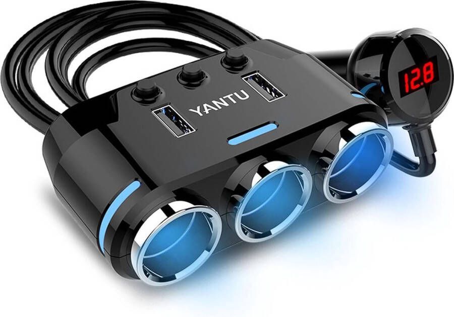 Sigarettenaansteker Splitter Autolader Splitter Sigarettenaansteker USB Oplader Sigarettenaansteker