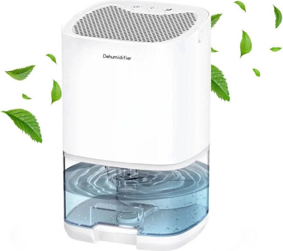 Silet-Luchtontvochtiger en luchtreiniger Luchtontvochtiger slaapkamer badkamer kelder huis 2in1 Ontvochtiger Wit Klein Stil Dehumidifier Sfeervolle Verlichting-wit