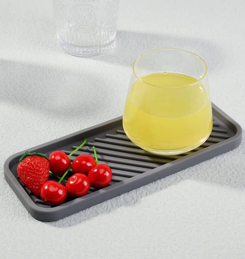 Siliconen afdruipmat voor de keuken 2 stuks siliconen spoelbakorganizer siliconen badkamerorganizer afdruipmat voor sponzen borstels zeep afdruipmat silicone vaatwasmachinebestendig