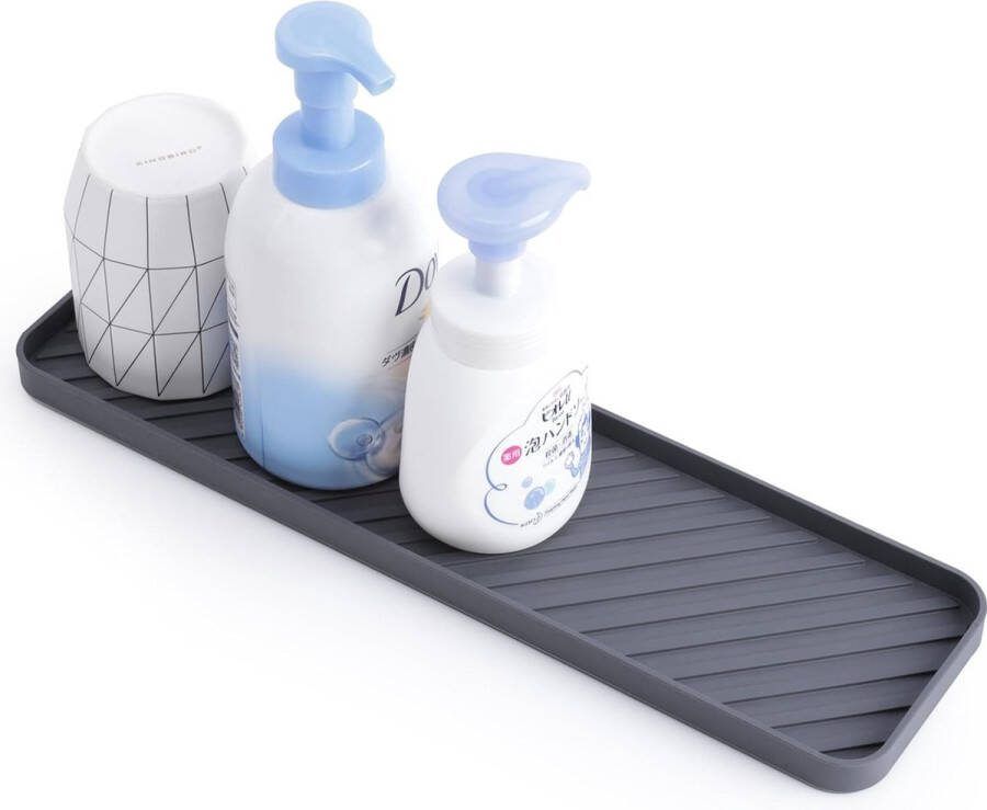 Siliconen bakje 40 cm spoelbakorganizer cosmeticabakje keuken badkamerorganizer droogmat siliconen spoelbakorganizer siliconen sponshouder