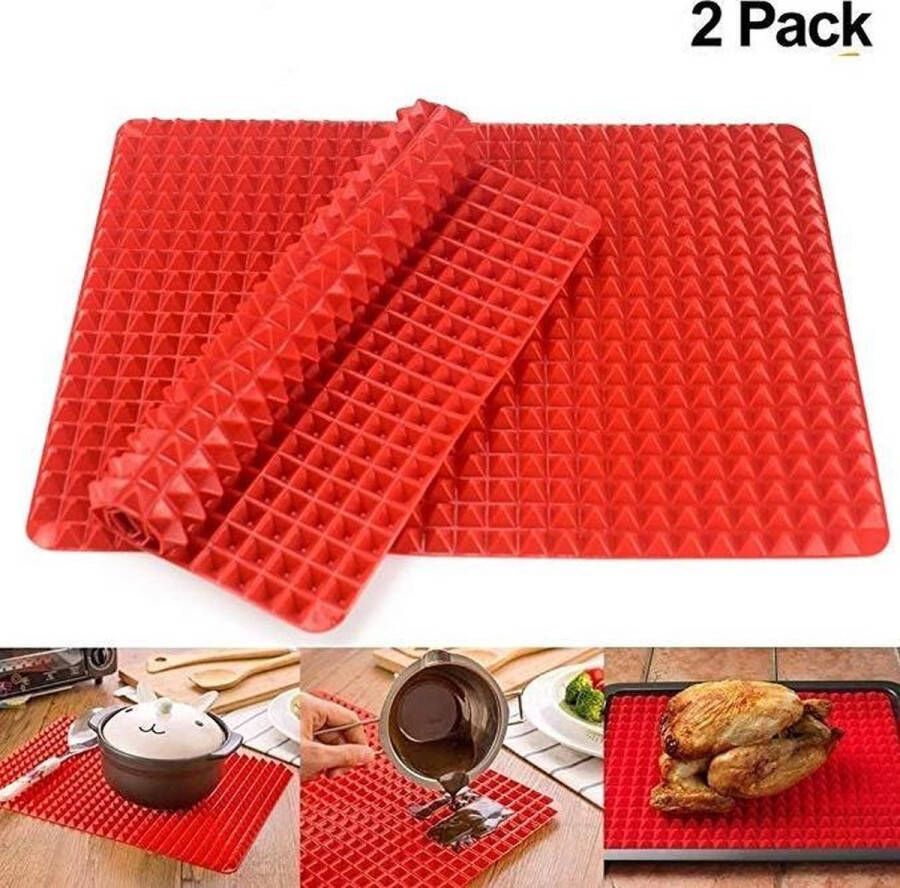 Siliconen Bakmat Multi Oven Mat Ovenmat Antifkleef Ovenbestendig 41x29cm