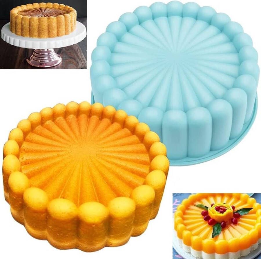 Siliconen bakvorm 1 stuk siliconen cakevorm siliconen cakevorm bakvorm cakevorm siliconen bakvorm cakevormen muffinform speciale bakvorm in bloemenvorm siliconen ronde taartvorm