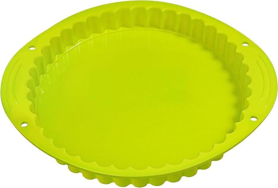 Siliconen bakvorm Ø 24 cm Quicheform en fruitcakevorm Bakplaat voor taarten en gebak Bakvorm om te bakken tartelette vormen