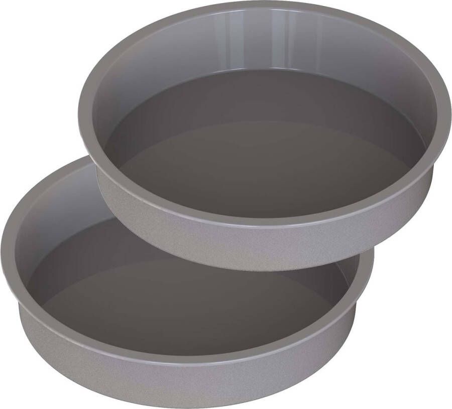Siliconen bakvorm 24 cm rond 2 stuks Cakevorm 24 cm rond antiaanbak cakevorm 24 cm rond siliconen mallen bakken voor cheesecake chiffon cake