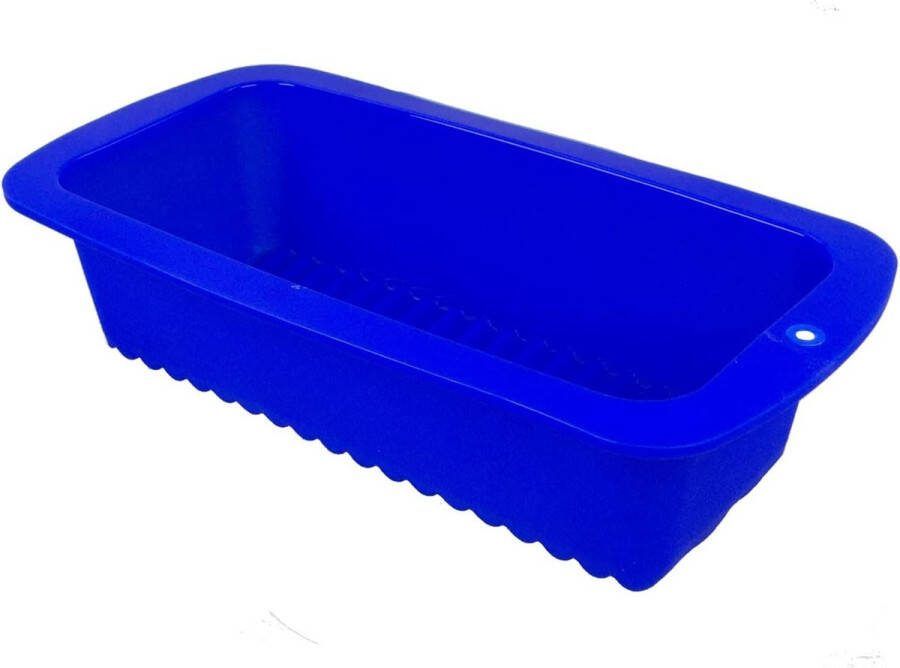 Siliconen bakvorm cakevorm en broodbakvorm koningcakevorm blauw